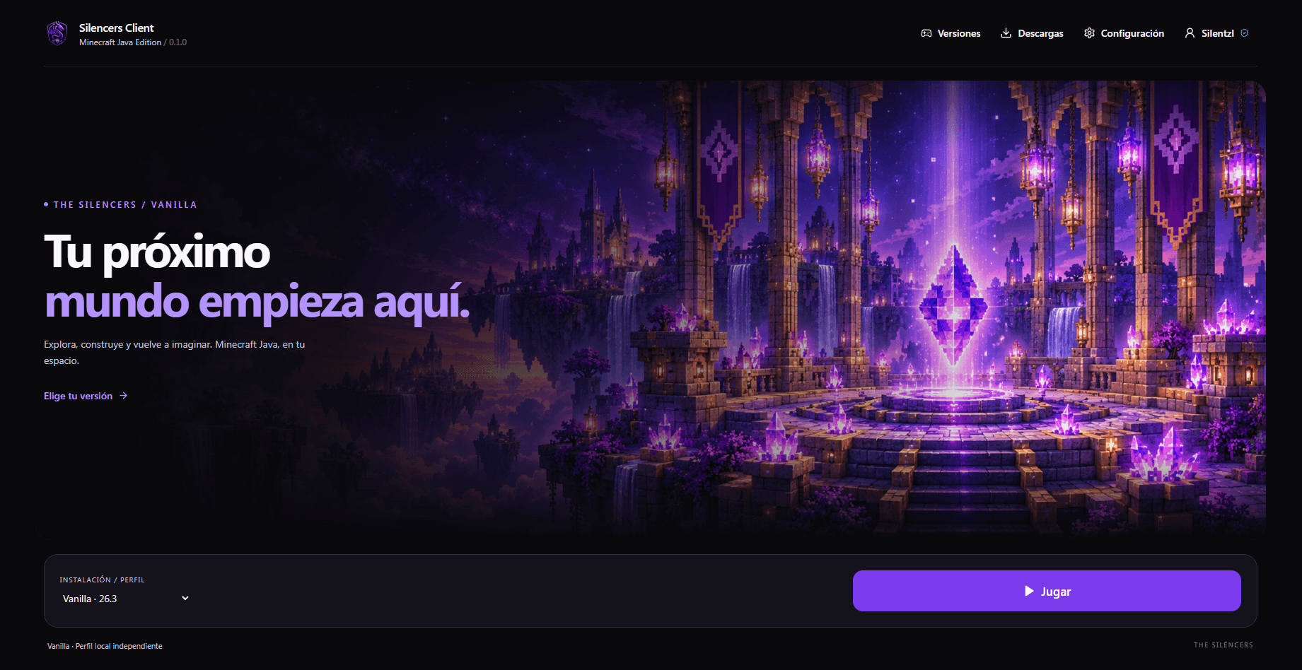 Silencers Client — En desarrollo